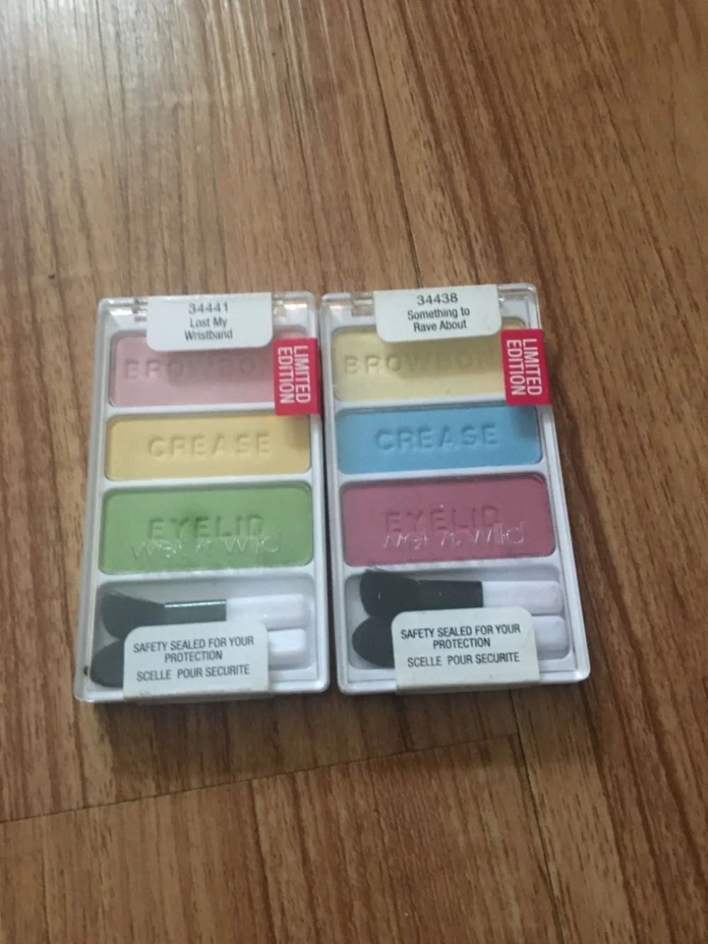 Limited edition wet n wild eyeshadows